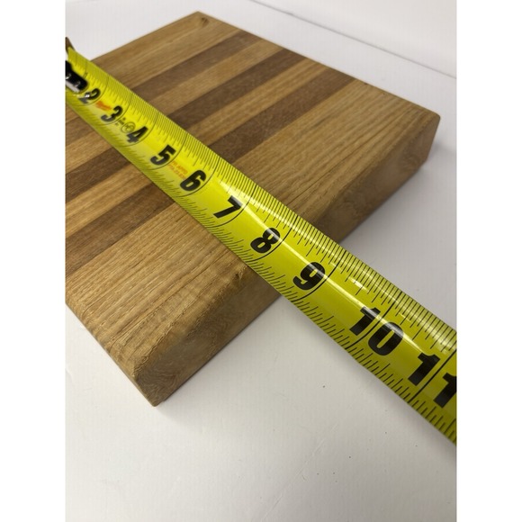 8" X 8" Butcher Block Cutting Board Riser Thick Kitchen Decor Country Farmhouse - Picture 5 of 6